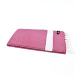 Turkish Towel, Beach Bath Towel, Moonessa Sydney Series, Handwoven, Combed Natural Cotton, 410g, Velvet, horizontal