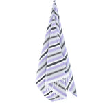 Turkish Towel, Beach Bath Towel, Moonessa Mexican Series, Handwoven, Combed Natural Cotton, 350g, Purple, hanging