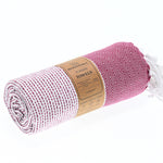 Turkish Towel, Beach Bath Towel, Moonessa Milan Series, Handwoven, Combed Natural Cotton, 410g, Velvet, roll