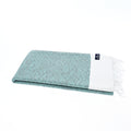 Turkish Towel, Beach Bath Towel, Moonessa Madrid Series, Handwoven, Combed Natural Cotton, 420g, Mint, horizontal