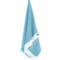 Turkish Towel, Beach Bath Towel, Moonessa Madrid Series, Handwoven, Combed Natural Cotton, 420g, Turquoise, hanging