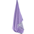 Turkish Towel, Beach Bath Towel, Moonessa Nairobi Series, Handwoven, Combed Natural Cotton, 470g, Purple-Lilac, hanging
