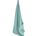 Turkish Towel, Beach Bath Towel, Moonessa Nairobi Series, Handwoven, Combed Natural Cotton, 470g, Teal-Mint, hanging