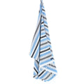 Turkish Towel, Beach Bath Towel, Moonessa Mexican Series, Handwoven, Combed Natural Cotton, 350g, Sweat Blue, hanging